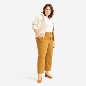 Everlane straight orange cargo type trouser pants‎ 16 earthy fisherman utility